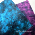 Polyester Stretch Custom Digital Print Velvet Velour-Stoff